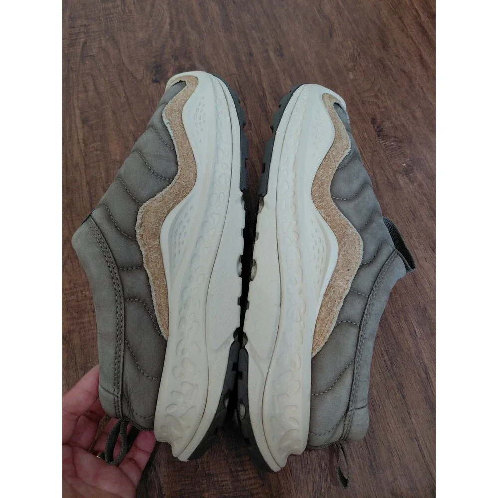 Hoka One One Ora Primo TP Antique Olive Oat Milk Unisex Men Sz 9.5 Women Sz 10.5